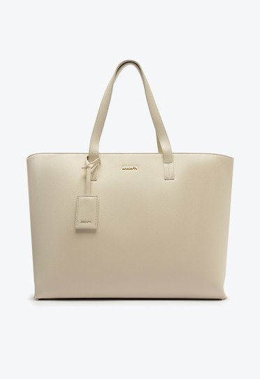 Bolsa shopping Grande Bag Charm Branca