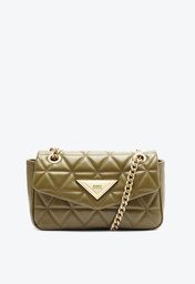 Bolsa Verde Schutz 944 Média Couro