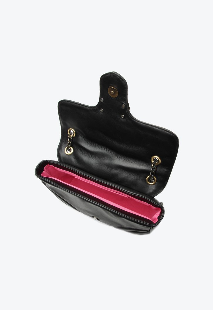 Bolsa Tiracolo Preto Vicenza Lily Média