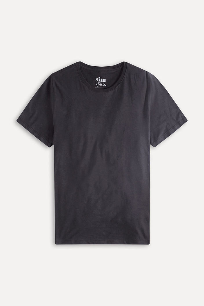 CAMISETA PRETA RESERVA SIMPLES MASCULINA
