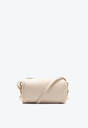 Bolsa Branca Schutz Shoulder Baguete June Couro
