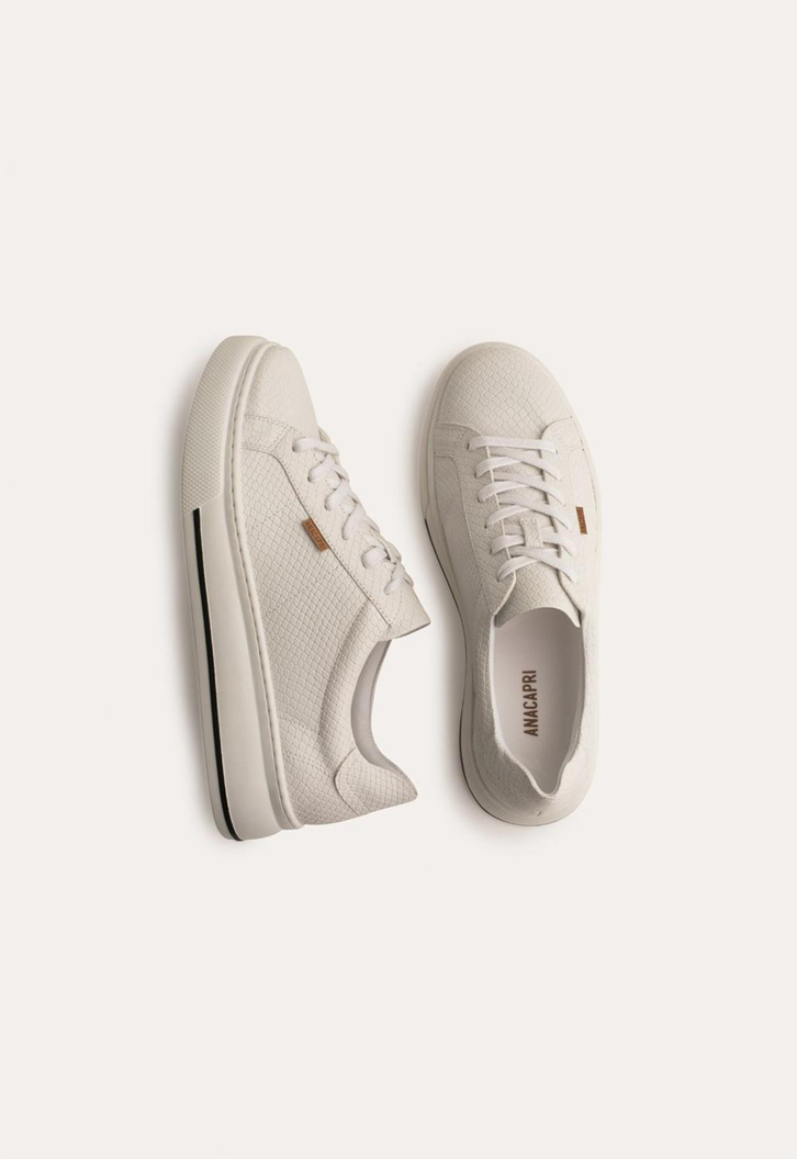 Tênis Branco Anacapri Baby Snake Dani