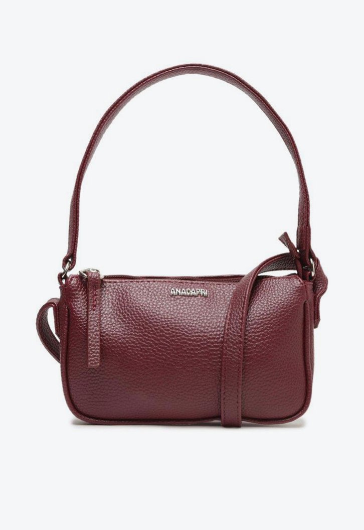 Bolsa Crossbody Roxa Anacapri Baguete Básica Pequena