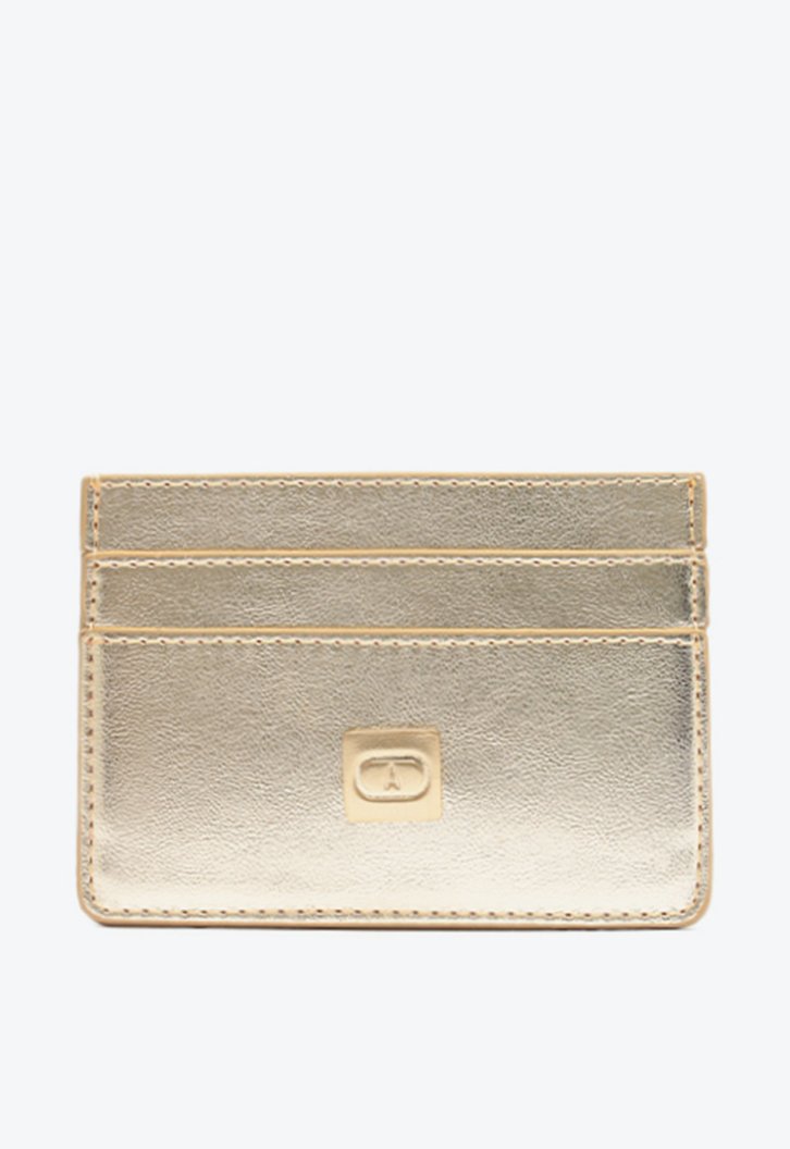 Porta Cartão Pequeno Dourado