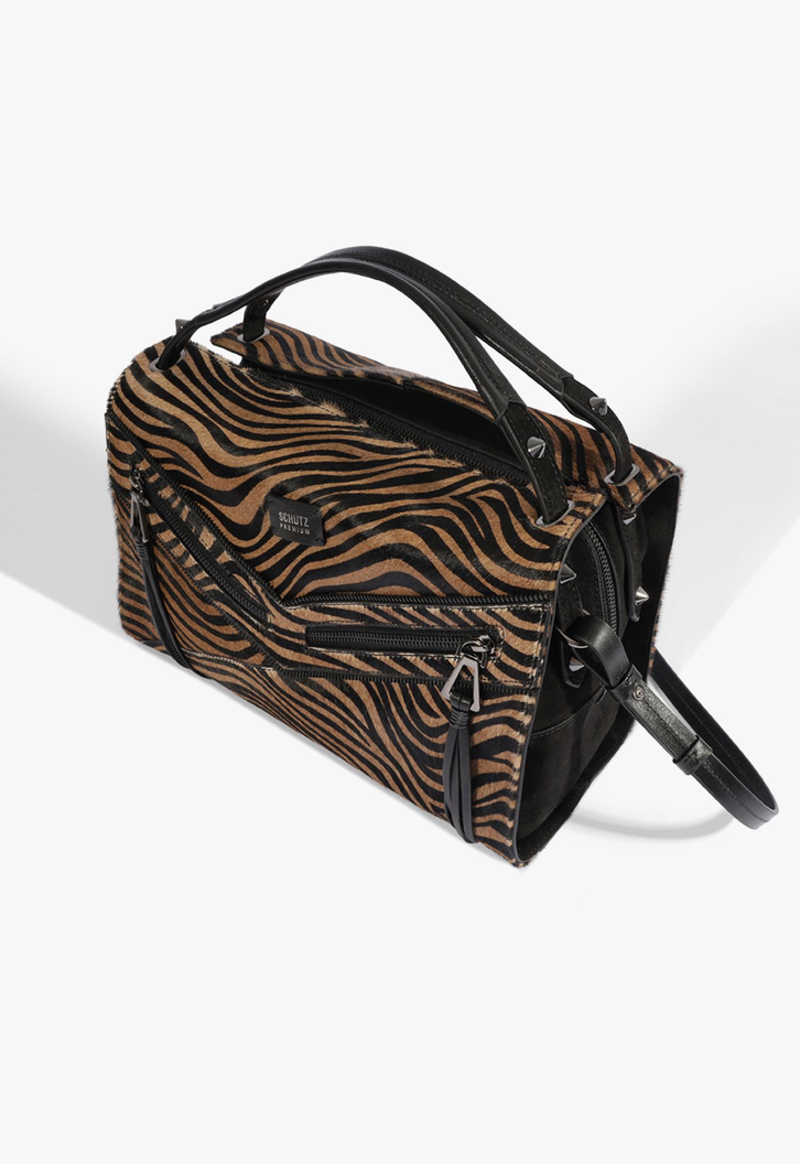 Bolsa Tote New Suri Couro Zebra | ZZ MALL