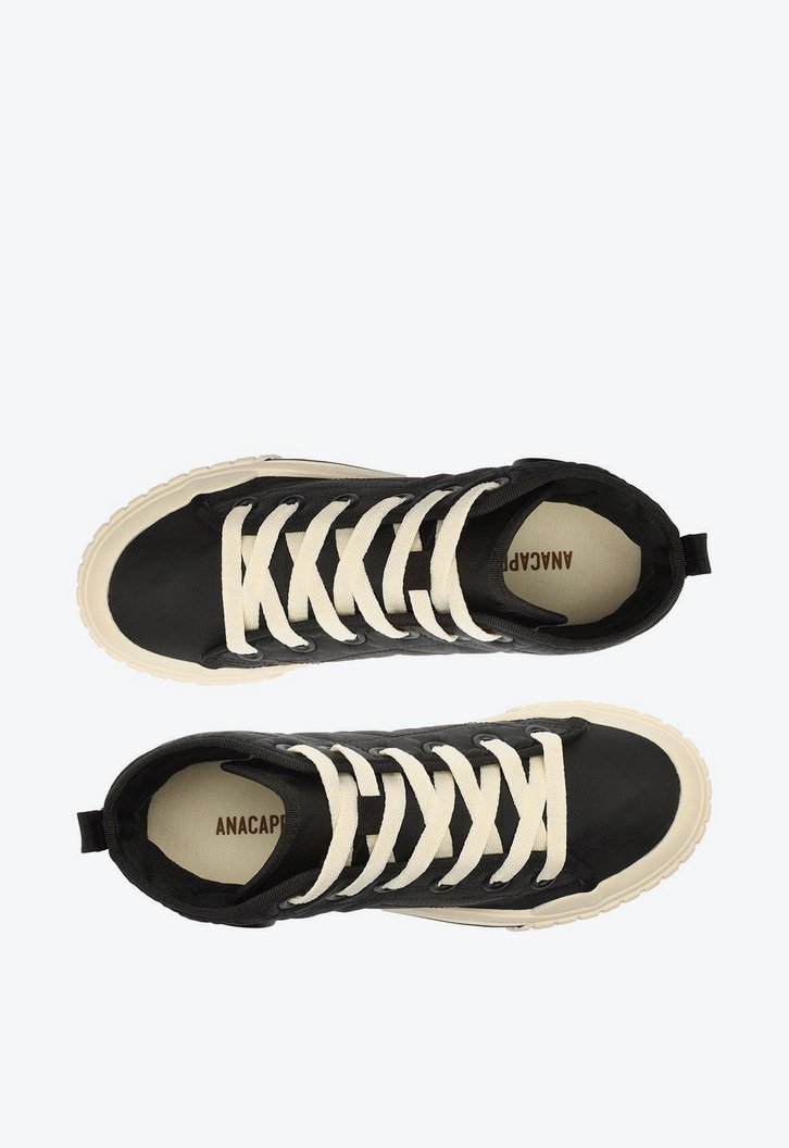 Tênis Cano Alto Preto Alê Nylon