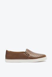 Tênis Slip On Matelassê Marrom