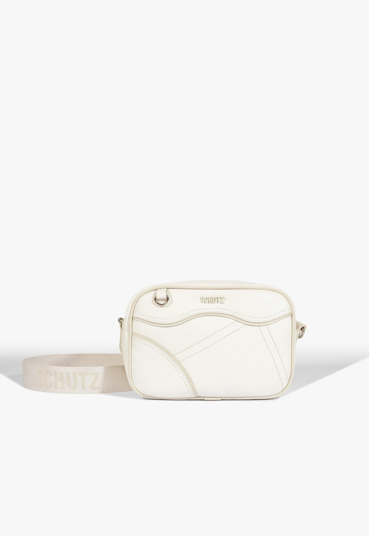 Bolsa Tiracolo Média Garden Branca | ZZ MALL