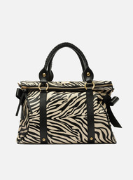 Bolsa Tote Animal Print Grande Alças Mix