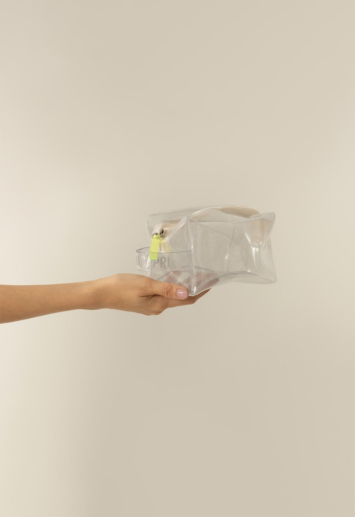Necessaire Transparente Anacapri Holográfica Verão