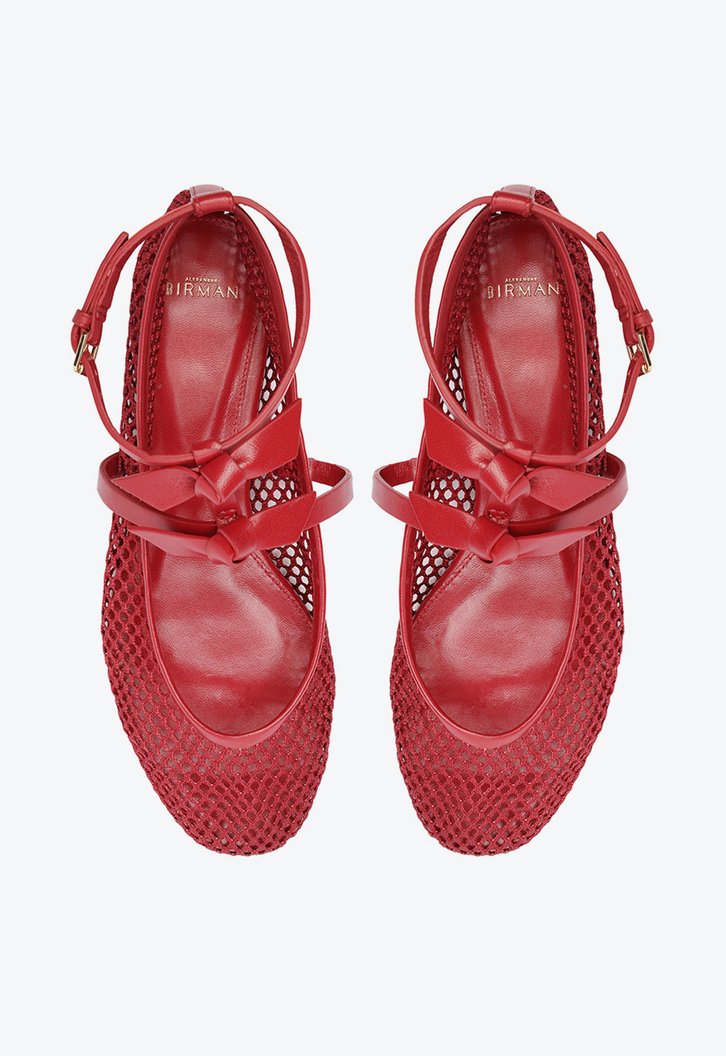 Slim Clarita Ballet Mesh Red