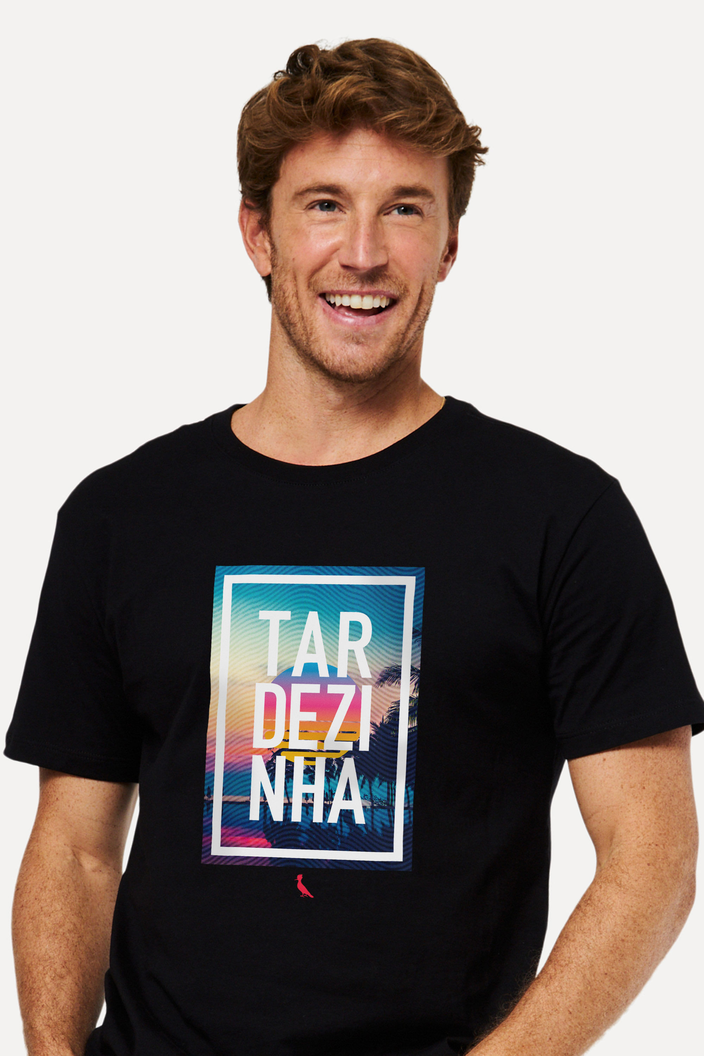 CAMISETA PRETA RESERVA TARDEZINHA VERAO