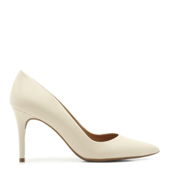 scarpin bico redondo arezzo