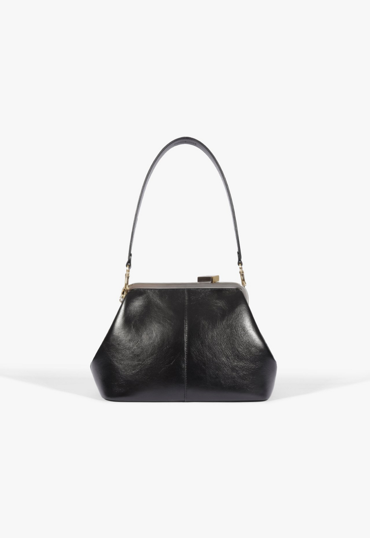 Bolsa Maxi Clutch Soho Couro Preto | ZZ MALL