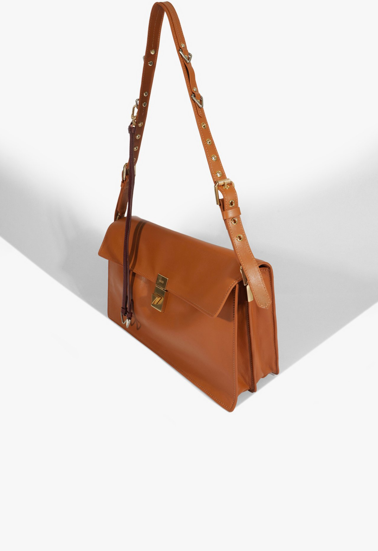 【美品】mame pvc bag / brown mame kurogouchi】マメクロゴウチ pvcバッグ ブラウン 【公式通販】