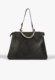 Bolsa Shopping Flare Couro Bege