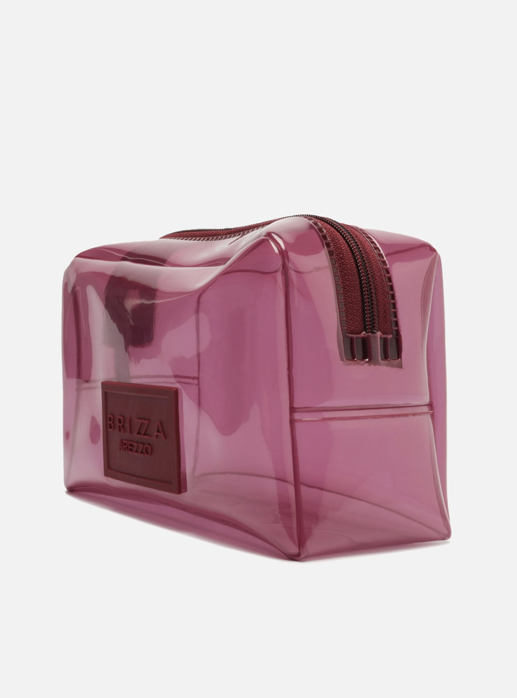 Necessaire Vermelha Vinil Liz Brizza