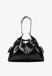 Bolsa Hobo Billy Média Preto