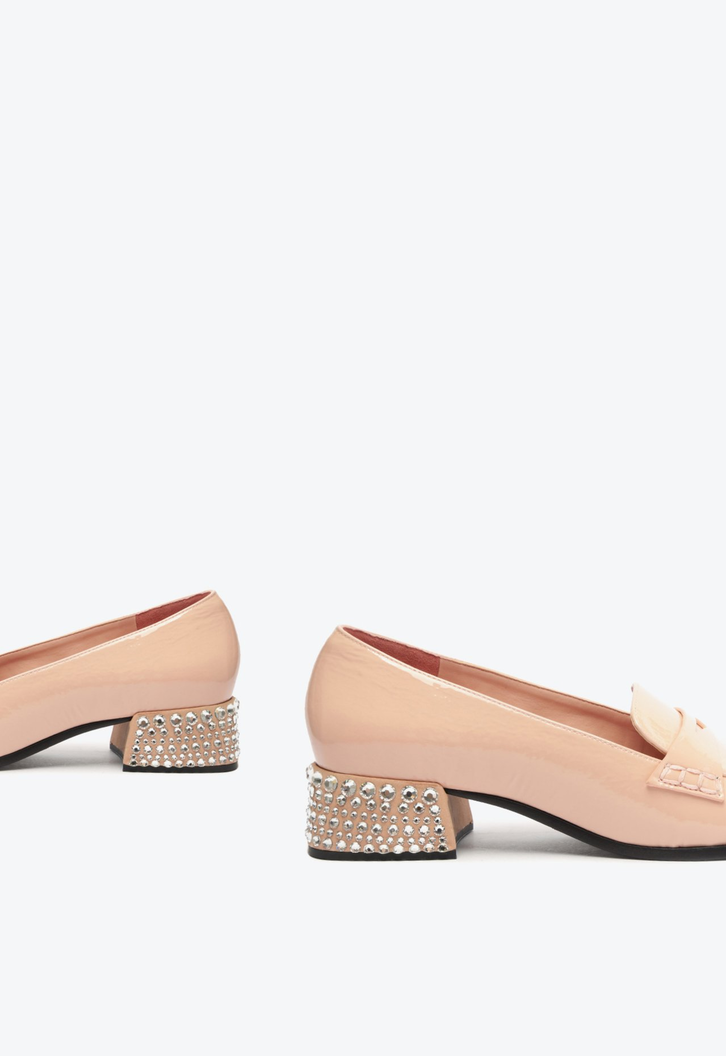 Mocassim Louise Verniz Rosa
