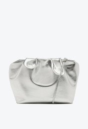 Bolsa Tiracolo Prata Anacapri Média Trendy Fluffy