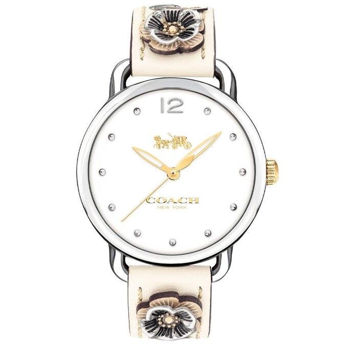 Relógio Coach Feminino Couro Bege - 14503079 by Vivara | ZZ MALL