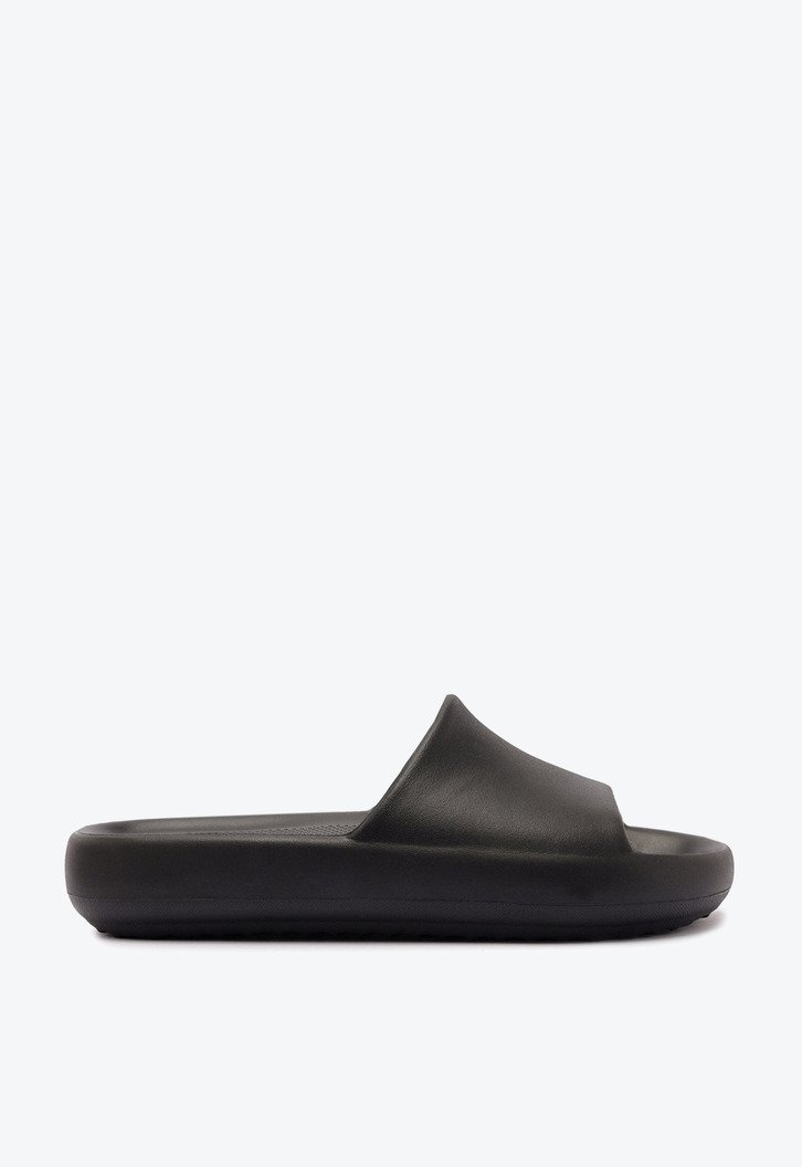 Chinelo Nuvem Liso Preto