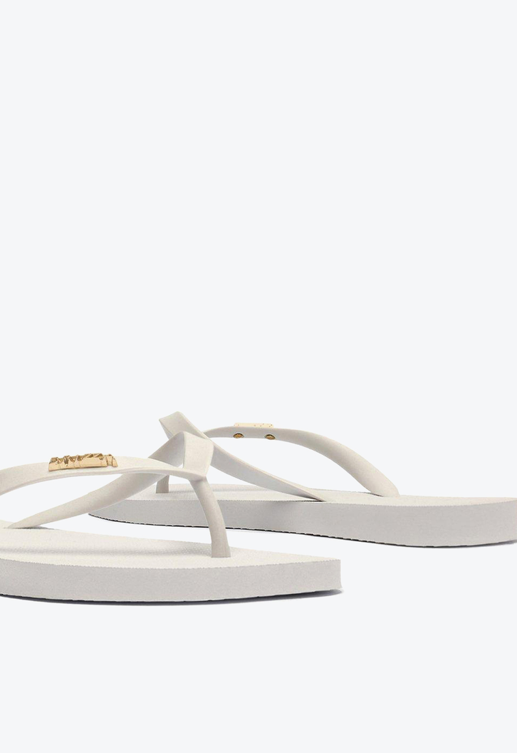 Chinelo De Dedo Branco Brizza Tiras Textura