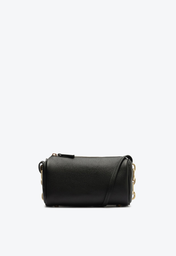 Bolsa Preta Schutz Shoulder Baguete June Couro