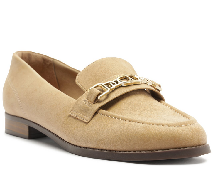 Mocassim Bridão Anacapri Bege Suede