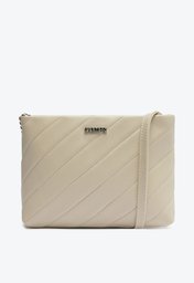 Bolsa Tiracolo Branca Anacapri Matelassê Minimal Pequena
