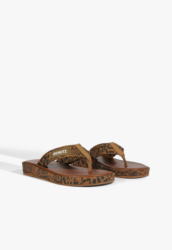 Chinelo Zoe Estampa Animal