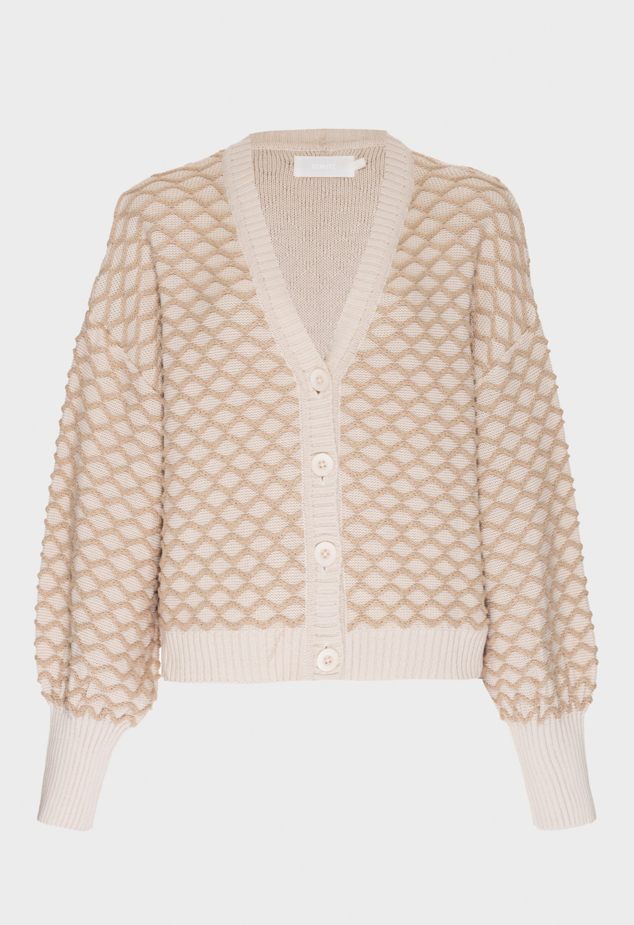 Cardigan Tricô Kassia Areia | ZZ MALL
