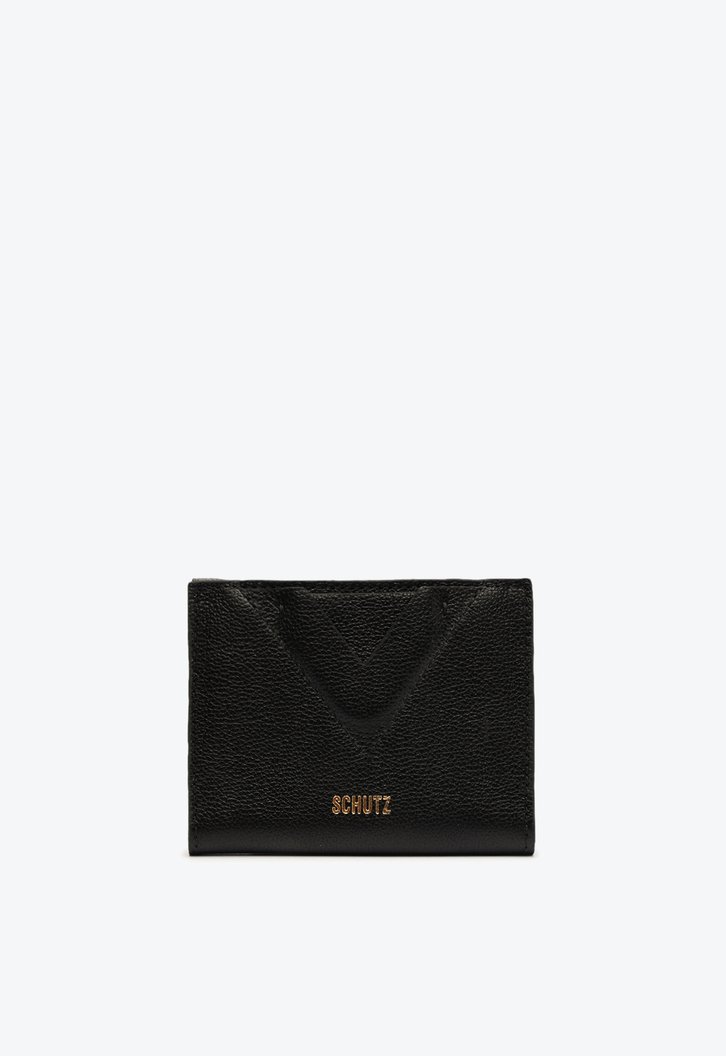 PORTA CARTÕES PRETO SCHUTZ ELLIE COURO