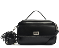 Bolsa Tiracolo Média Bag Charm Atacador Marrom | ZZ MALL