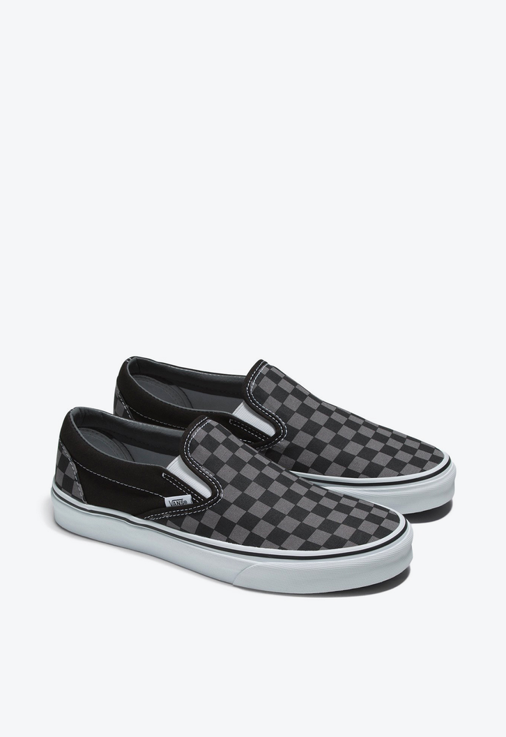 Tênis Vans Slip On Black Pewter Checkerboard