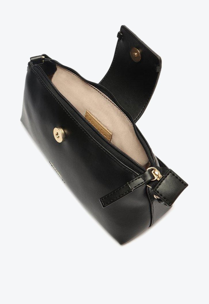 Bolsa Tiracolo Preta Anacapri Baguete Classy Média