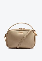 Bolsa Tiracolo Média Alça Redonda Dourada