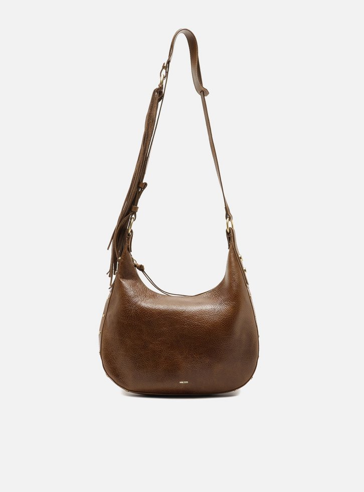 Bolsa Tiracolo Marrom Couro
