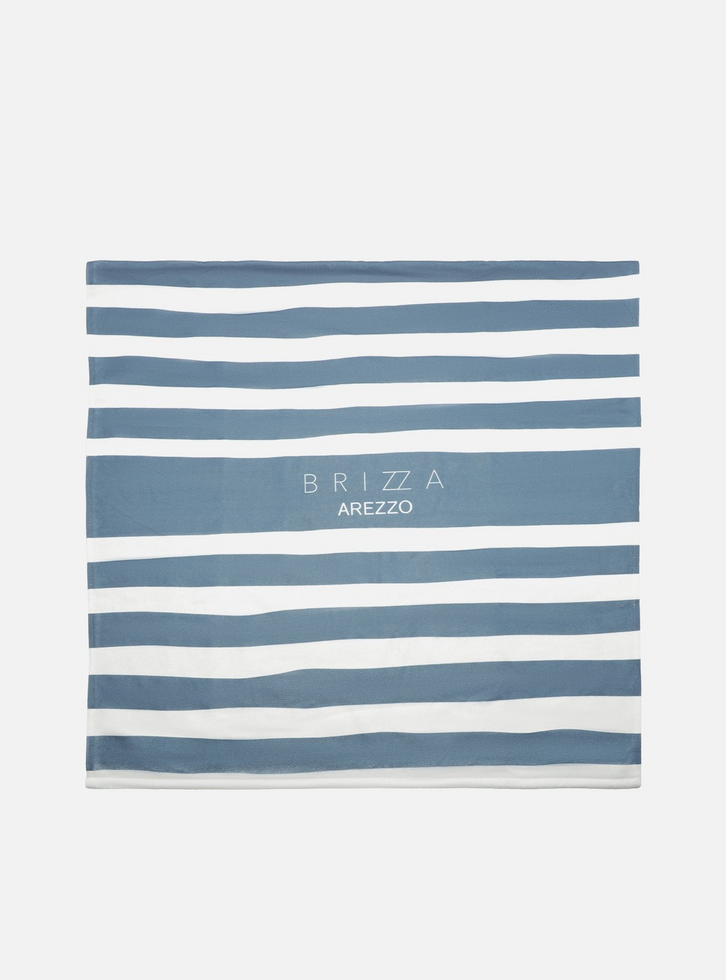 Toalha Listrada Azul Brizza