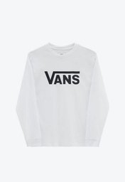 Camiseta Vans Infantil Classic White Black