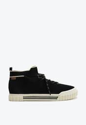 Tênis Preto Anacapri Cano Alto Alê Knit