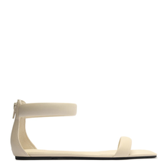 Sandália Rasteira Off-White Arezzo Tiras Helena