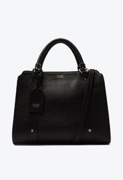 Bolsa Tote Preta Arezzo Couro Piazza Grande