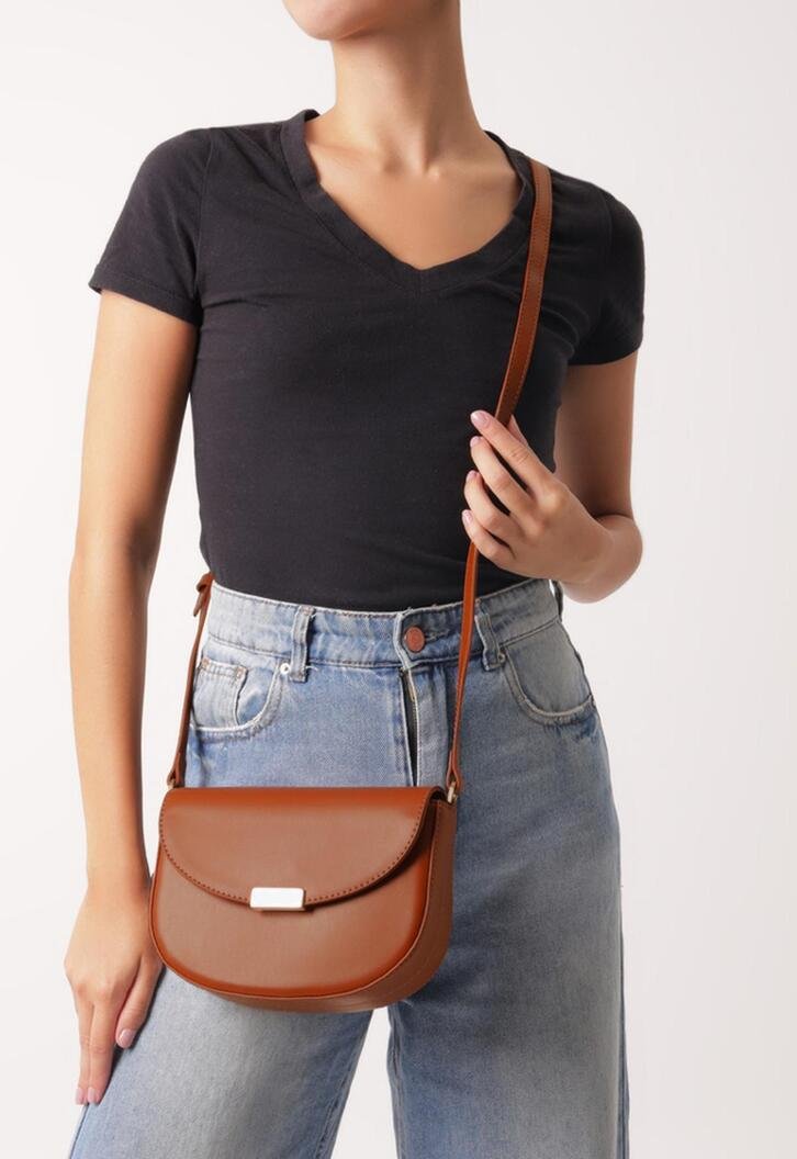 Bolsa Crossbody Marrom Anacapri Média Daily