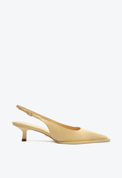 Sapato Scarpin Bege Schutz Daria Sling