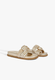 Papete Dourada Schutz Bosa Sporty Platina | ZZ MALL