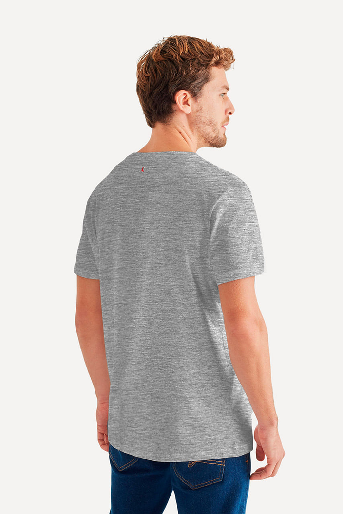 CAMISETA CINZA RESERVA SIMPLES MASCULINA