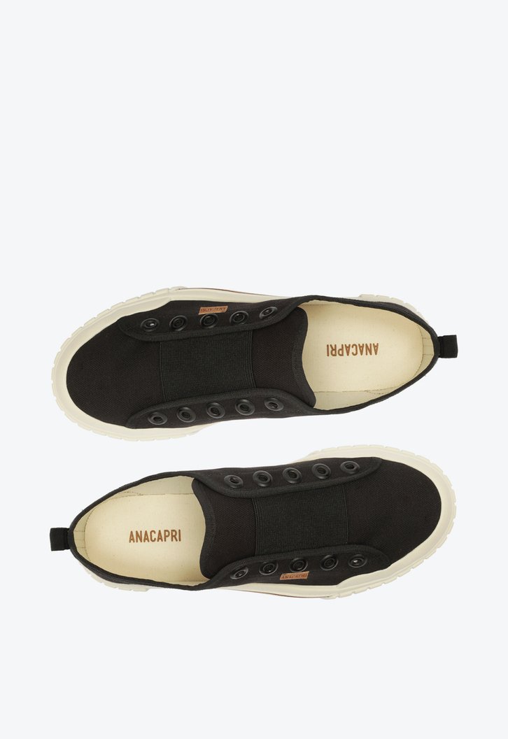 Tênis Slip On Alê Ilhós Preto