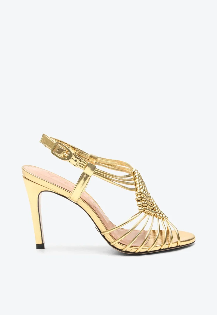 Sandália Capri Dourada | ZZ MALL