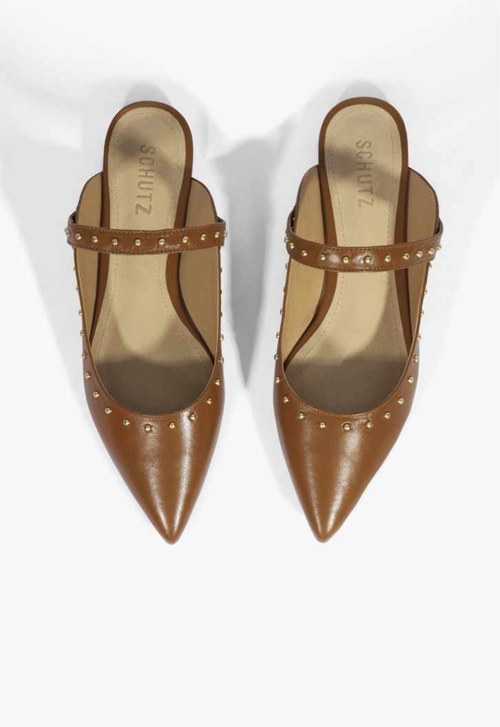 Flat New-S Girlie Studs Yellow